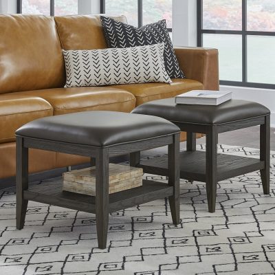 Null leather multi-functional bunching benches/ottomans