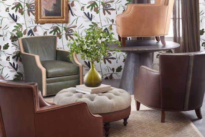 Bradington-Young Chairs and Ottomans Bradington-Young Chairs and Ottomans