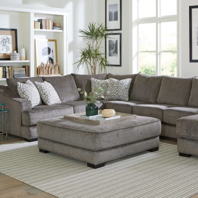Stanton fabric storage ottomans