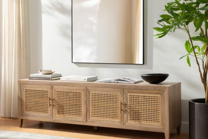 Surya Consoles, Curios, & Display Cabinets