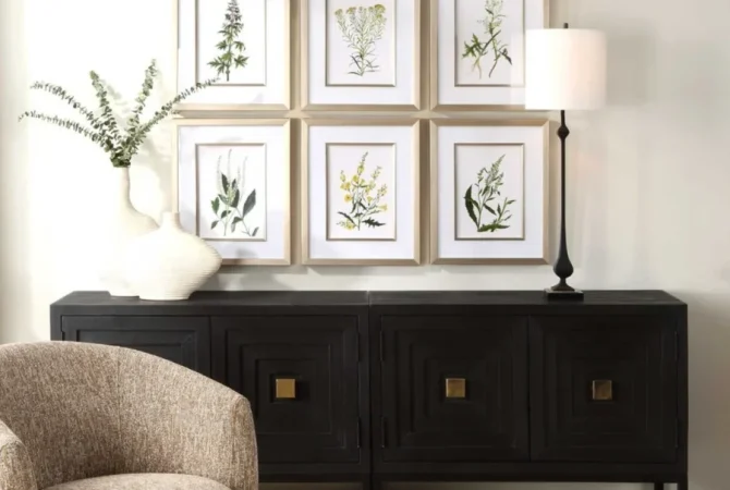 Uttermost Consoles, Curios, & Display Cabinets